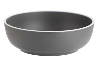 Dolomit Salatschüssel schwarz