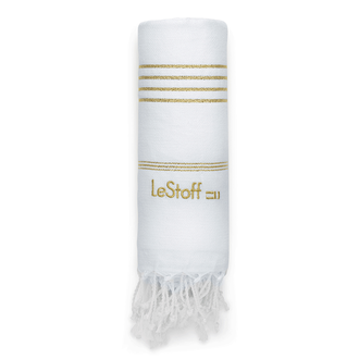 LeStoff Bade-/Strandtuch WhiteGold
