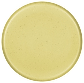 Dolomit Dessertteller flach gelb