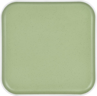 Dolomit Speiseteller quadratisch grün