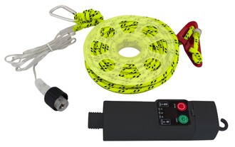 Beleuchtete Abspannleine gelb 