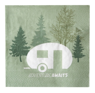Campingservietten Adventure Awaits