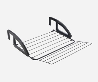 Metaltex Wäschetrockner schwarz freigestellt