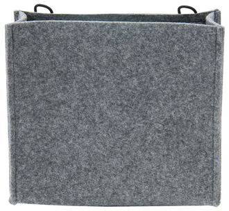 Stautasche Filz grau 23 x 22 cm