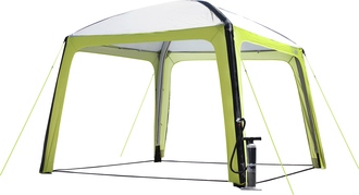 Aquamar AIRtech Pavillon aufgebaut