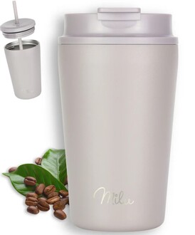 Milu Isolierbecher 300 ml Taupe grau