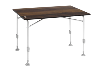 Berland Campingtisch aufgebaut