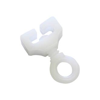 Gardinenfeststeller für T-Schiene in weiß