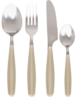Besteckset Sapora in Creme