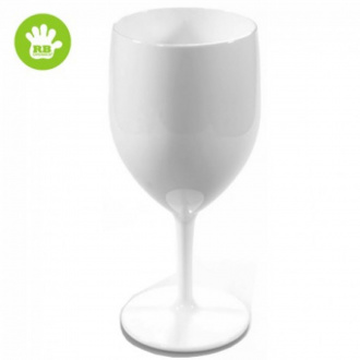 Polycarbonat Weinglas weiß