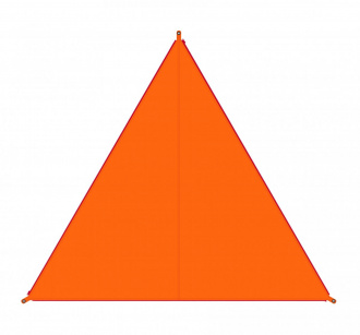 BENT Canvas Plain Single orange