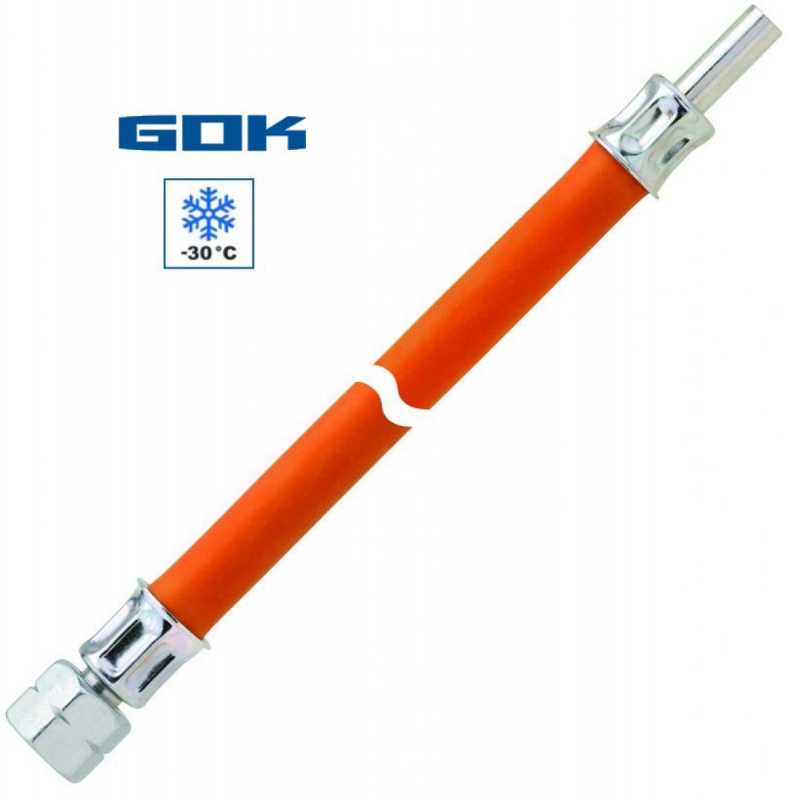 GOK Gasschlauch 30 cm 1/4xRST