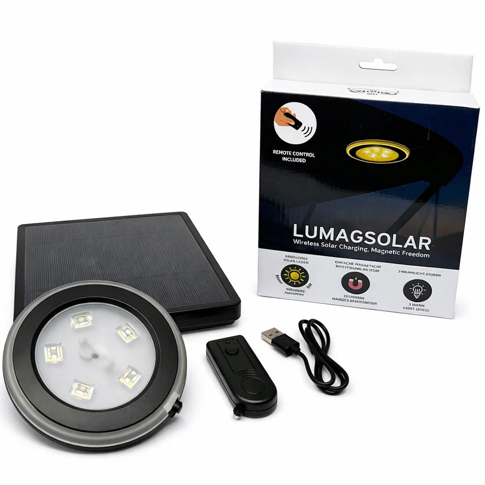 Lampe Lumagsolar mit Zubehör 