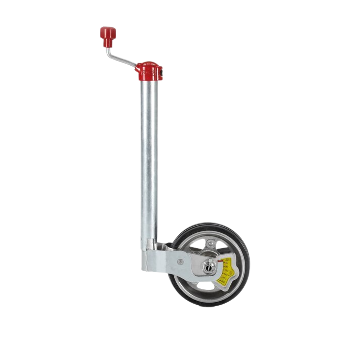 Stützrad Premium mit Radlastanzeig Seitenansicht