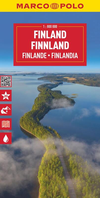 Reisekarte Finnland Marcopolo Cover