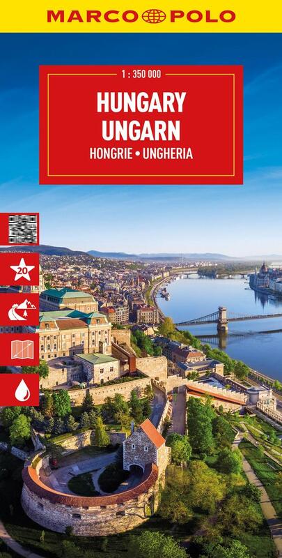 Reisekarte Ungarn Cover der Reisekarte