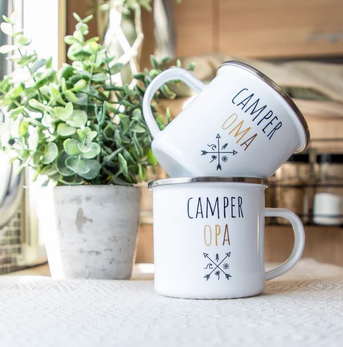 Emaille Tasse Oma 350ml