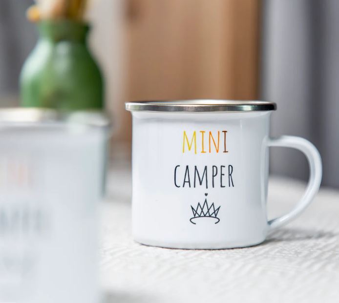 Emaille Tasse Mädchen 160ml