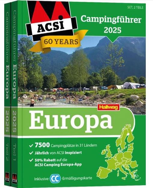 Campingführer Europa 2025