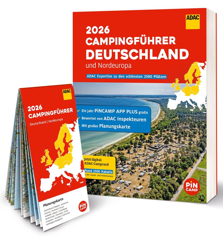 Campingführer Deutschland & Nordeuropa 25 Buch