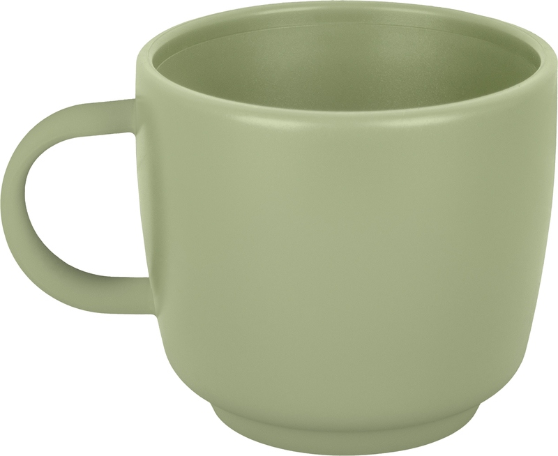 Brunner Dolomit Cappuccinobecher grün