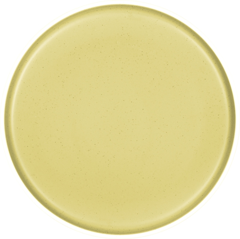 Dolomit Dessertteller flach gelb