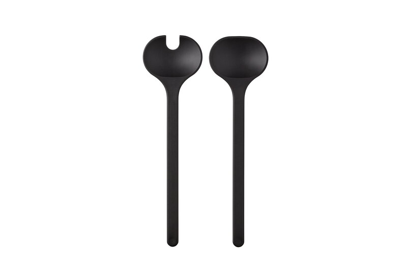 Salatbesteck Silueta Nordic black