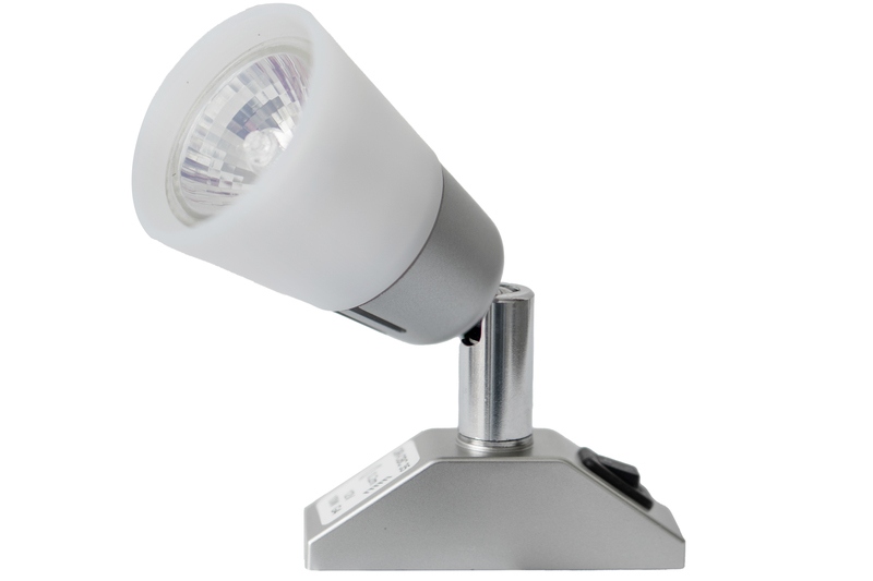 Halogen Spot für Stromschiene weiß Milchglas