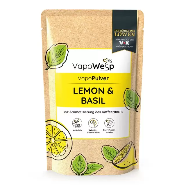 VapoPulver Lemon & Basil 100 g