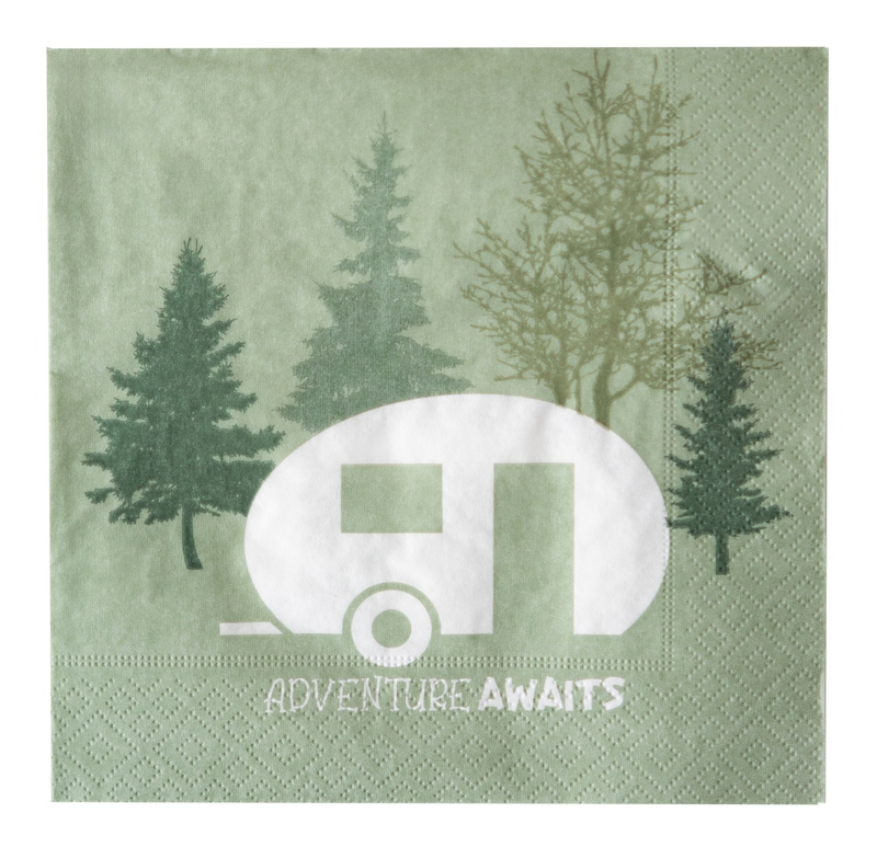 Campingservietten Adventure Awaits