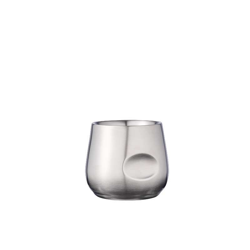 Edelstahl Espresso Tasse silber