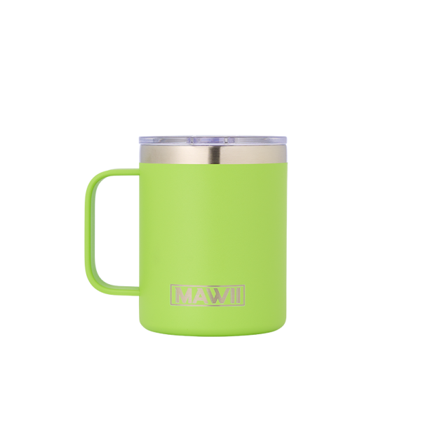 Edelstahl Kaffebecher Lemongreen 350ml