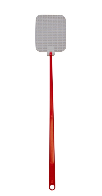 Fliegenklatsche roter Griff