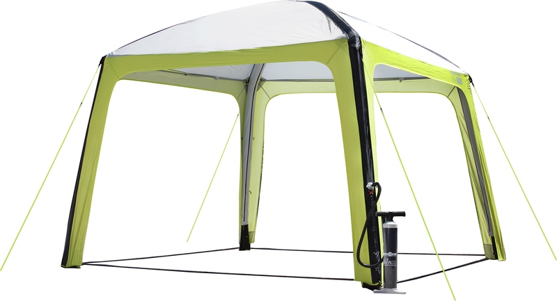 Aquamar AIRtech Pavillon aufgebaut