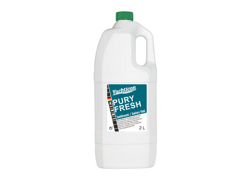 Pury Fresh Sanitärflüssigkeit in der Henkelflasche