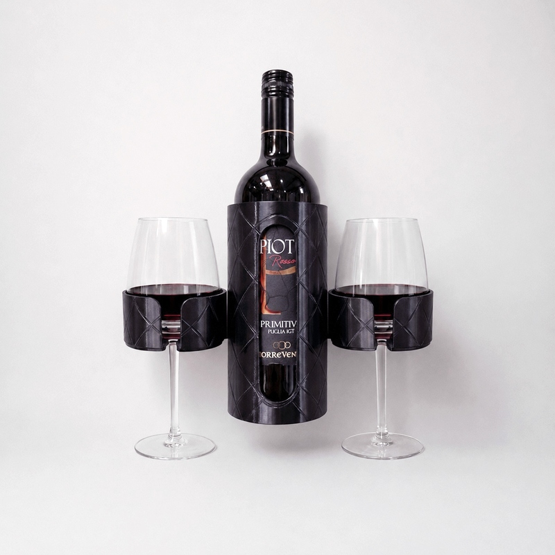 Magnetischer Weinhalter Camp & Cheers