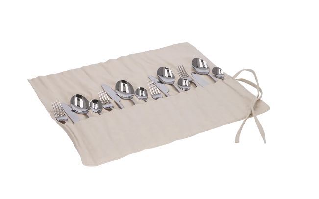 Besteckset Altea in Segeltuchtasche 