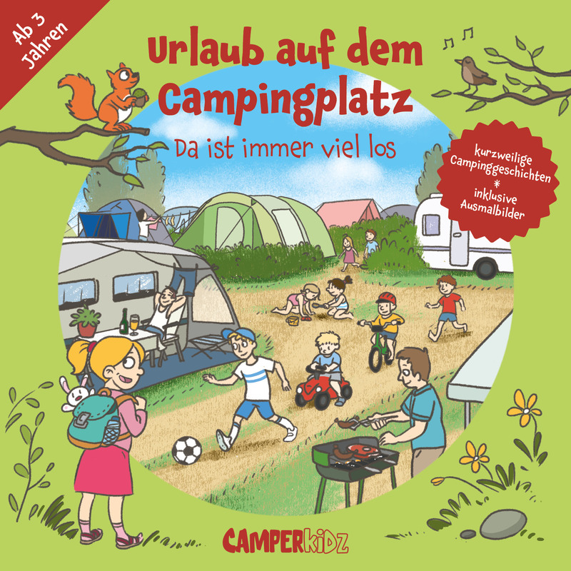 Camperkidz Kinderbuch Urlaub Campingplatz Cover