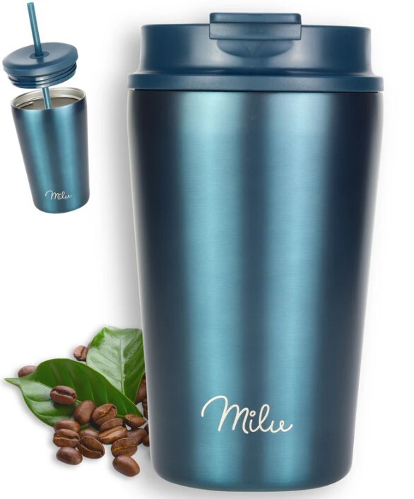Milu Isolierbecher 300 ml grün/blau