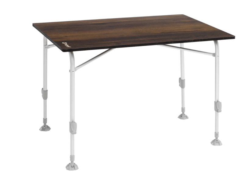 Berland Campingtisch aufgebaut