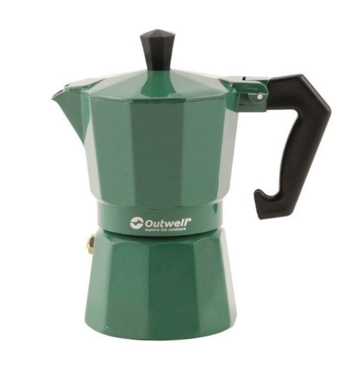Espresso Maker grün 2 Tassen