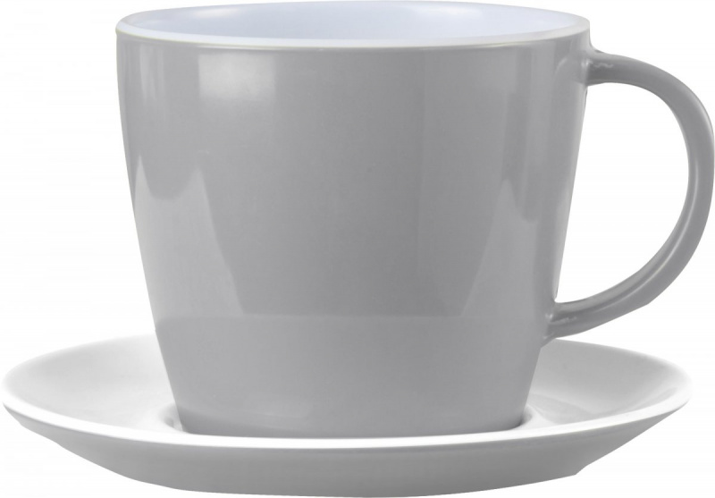 Spectrum Tasse&Untertasse grau