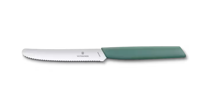 Brotzeitmesser mit Kunststoffgriff in sage