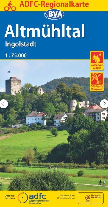 Regionalkarte Altmühltal Ingolstadt Cover