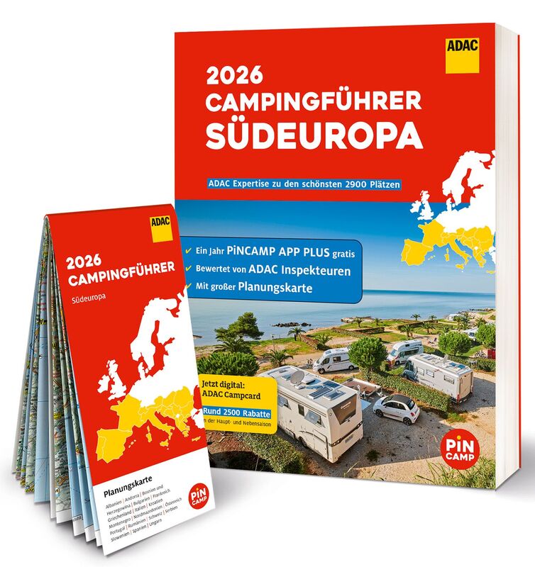 Südeuropa 2024 ADAC Campingführer Cover