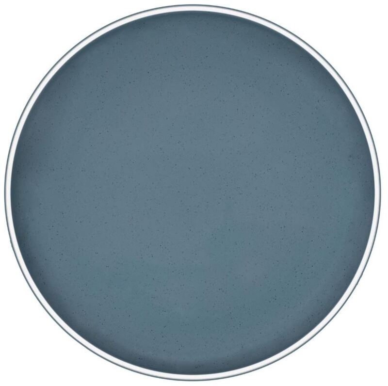 Dolomit Teller flach blau